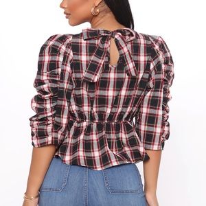 PLAID SHIRT FASHION NOVA